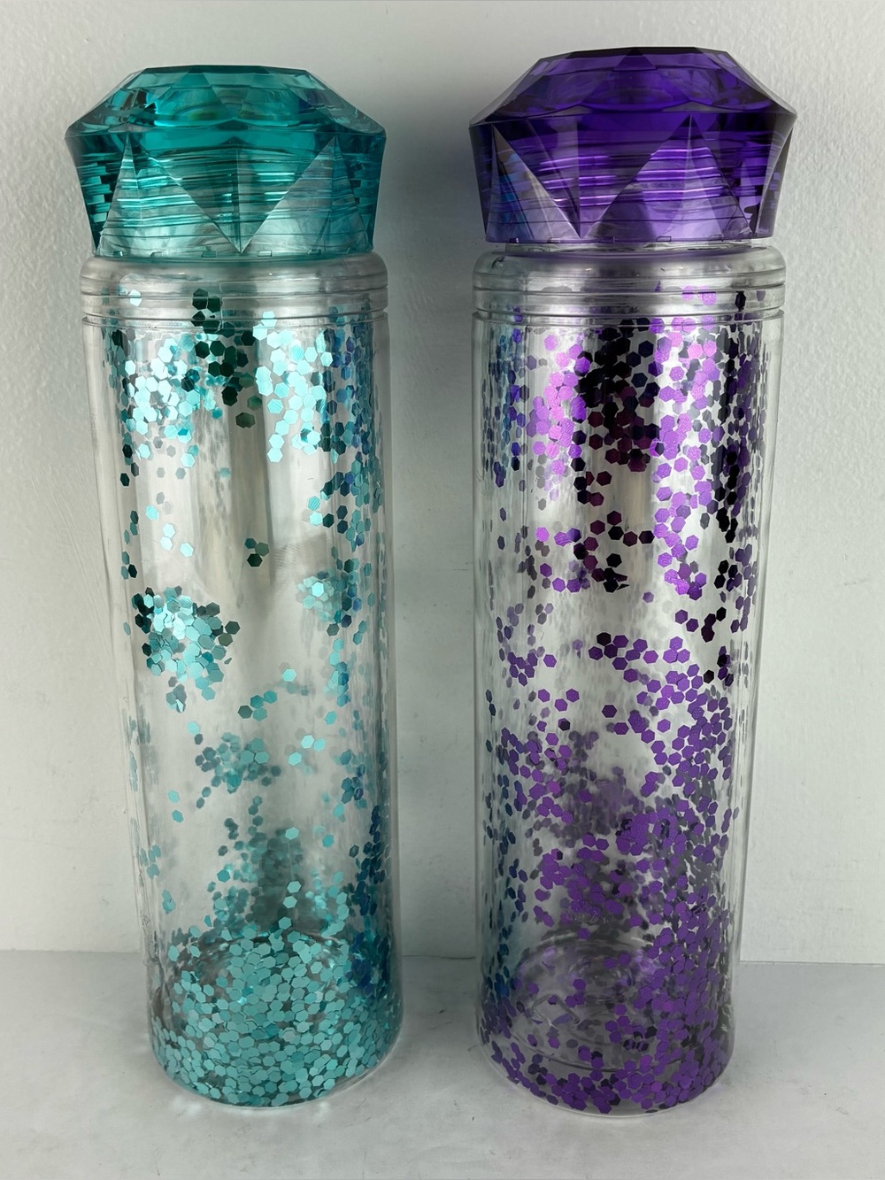 Bewaltz Confetti Glitter Water Bottle NWOT